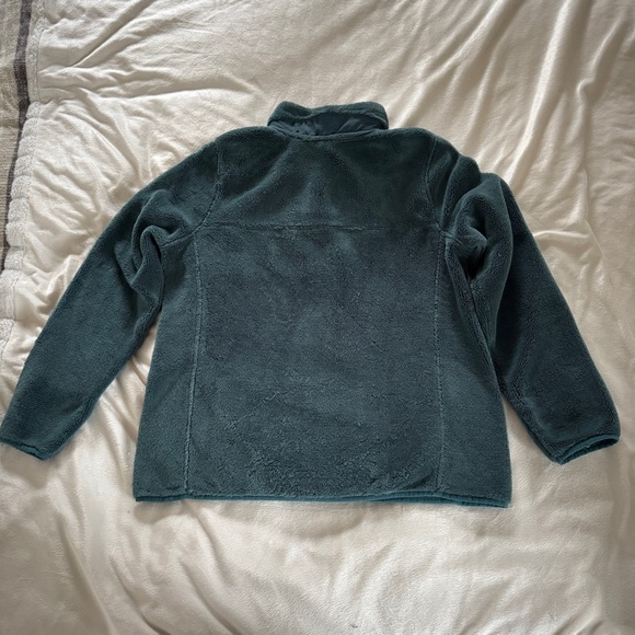 L.L. Bean Hi-Pile Fleece Pullover | large | mossy pine green - Picture 8 of 8